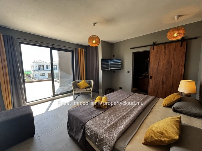 VILLA D’ARCHITECTE NEUVE 450M2 – ROOFTOP VUE MER, PRESTATIONS D’EXCEPTION & APPARTEMENT COMMUNICANT – Flic-en-Flac