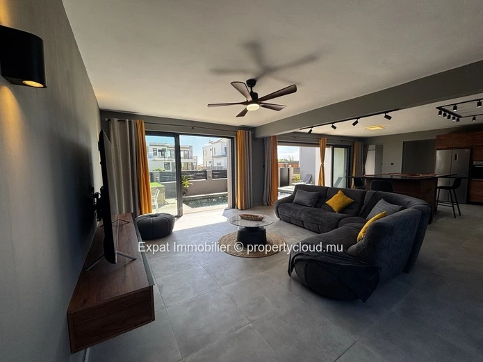 VILLA D’ARCHITECTE NEUVE 450M2 – ROOFTOP VUE MER, PRESTATIONS D’EXCEPTION & APPARTEMENT COMMUNICANT – Flic-en-Flac