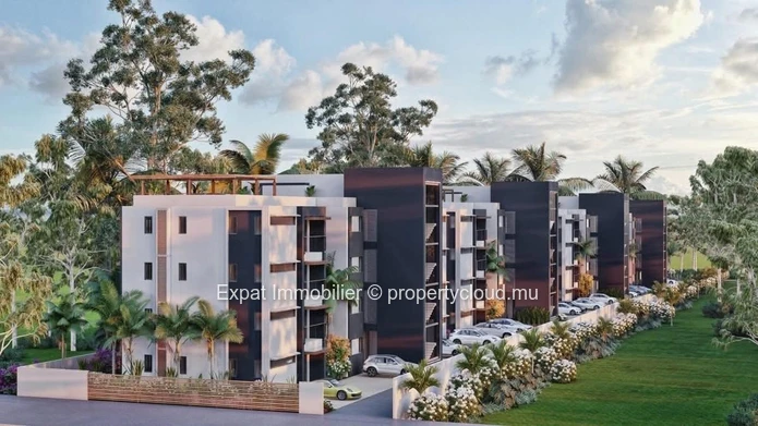 VENTE SUR PLAN – Appartement 3 chambres en suite au 2e étage – Grand Baie